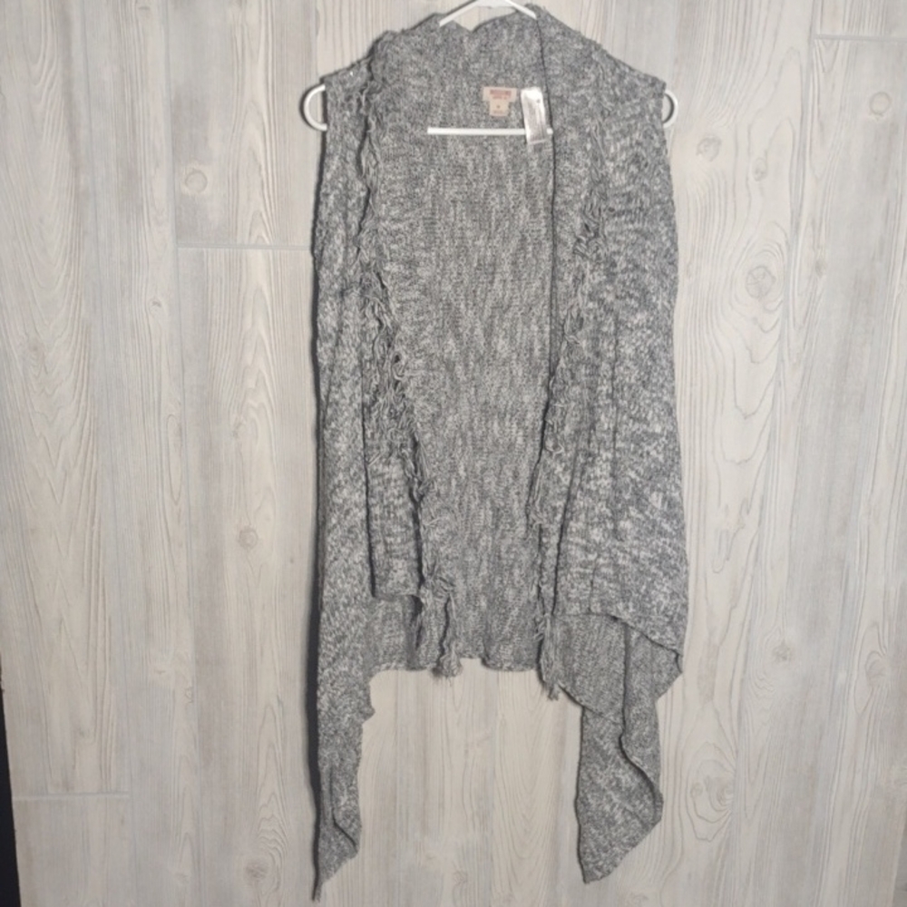 "Sweater Vest" 😆 Sleeveless Waterfall Cardigan